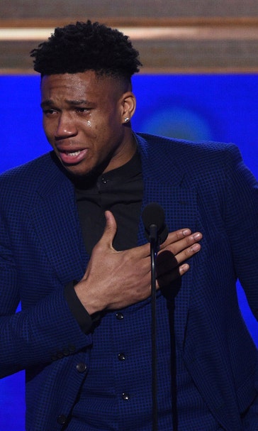 Teary-eyed Antetokounmpo wins NBA MVP honors